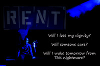 An Ad I did for a local Youth Production of Rent